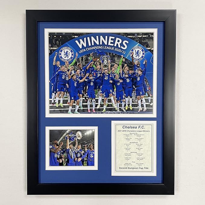 ملصق صور لفريق تشيلسي في موسم 2020-21