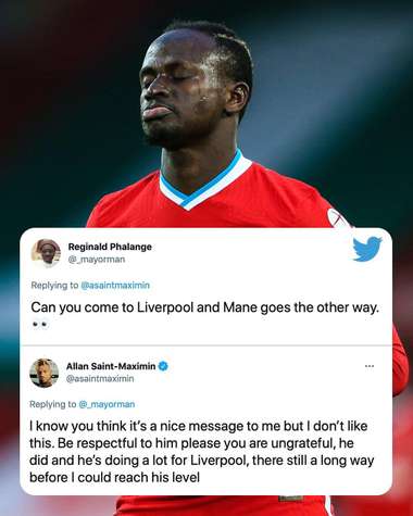 Maximin Sadio Mane Twitter