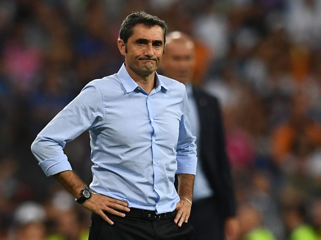 Ernesto Valverde Real Madrid Barcelona Supercopa 16082017