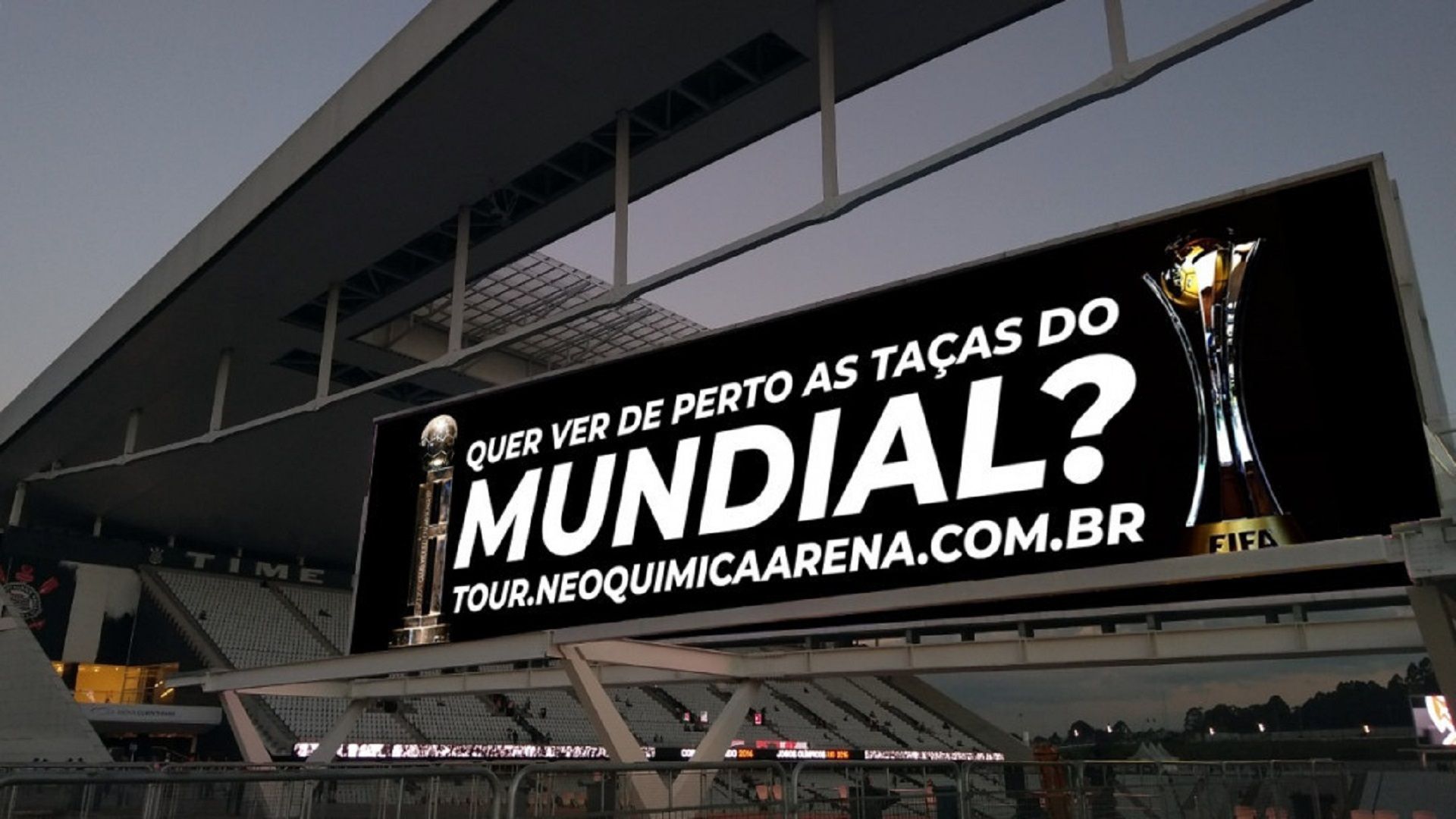 Corinthians Tour Mundial Promoção Arena Neo Química Palmeiras