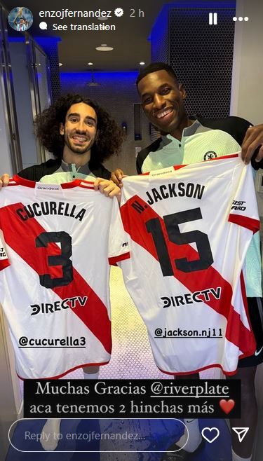 Enzo Fernandez Instagram