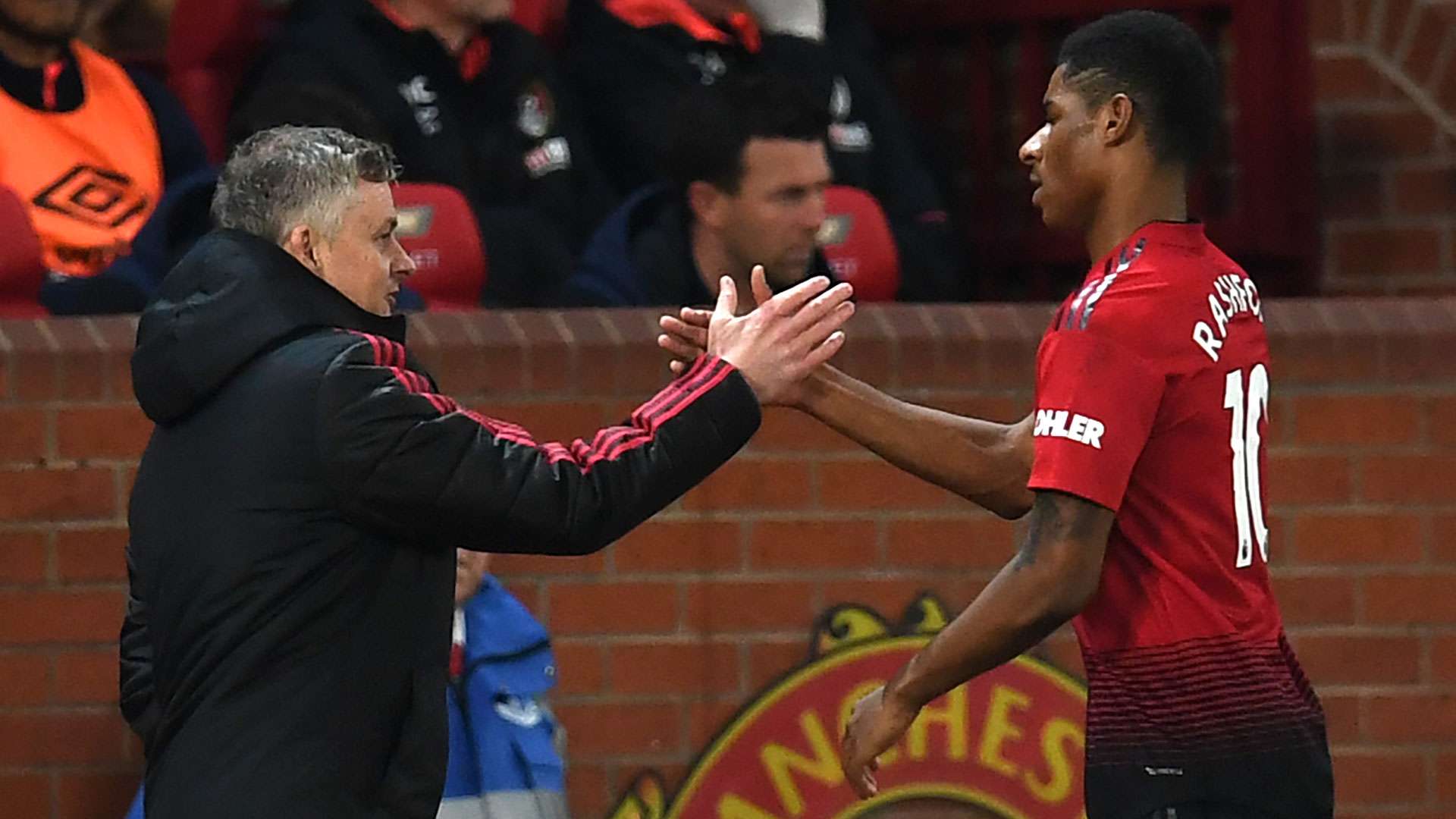 Solskjaer Rashford Manchester United