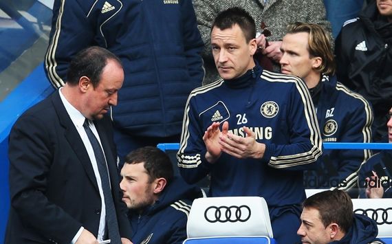 EPL - Chelsea vs West Bromwich Albion, Rafael Benitez & John Terry