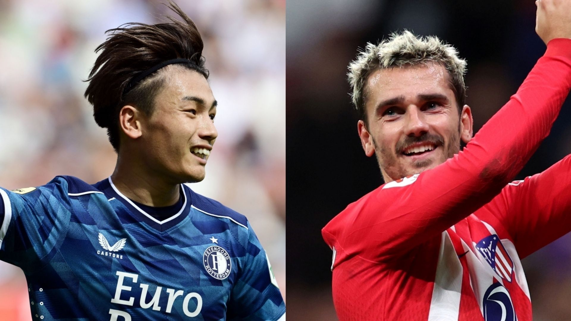 Ayase Ueda Feyenoord Antoine Griezmann Atletico Madrid