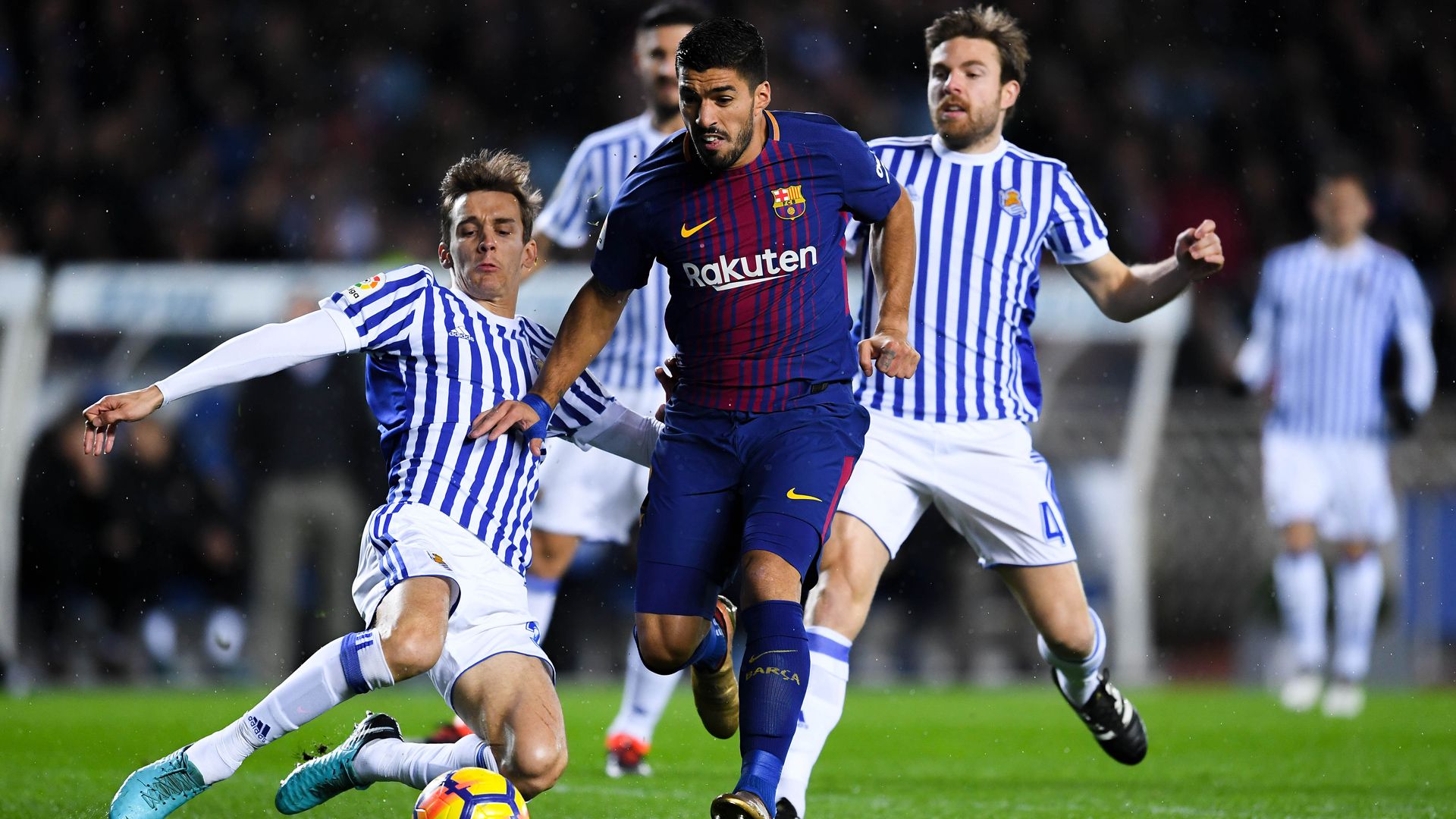 Real Sociedad Barcelona Luis Suarez Diego Llorente 14012018