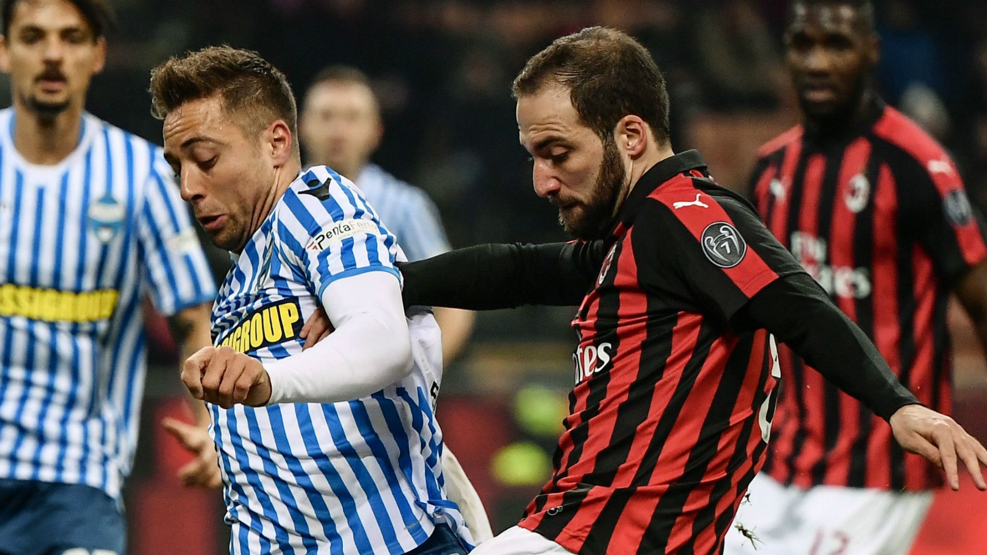 Gonzalo Higuain AC Milan 2018-19