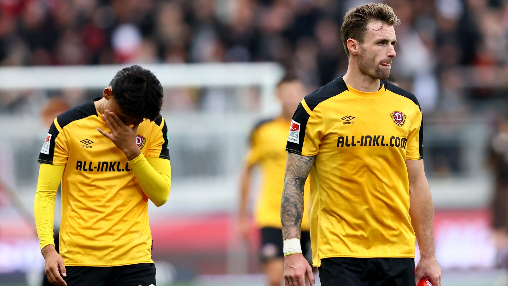 Dynamo Dresden Spieler enttäuscht