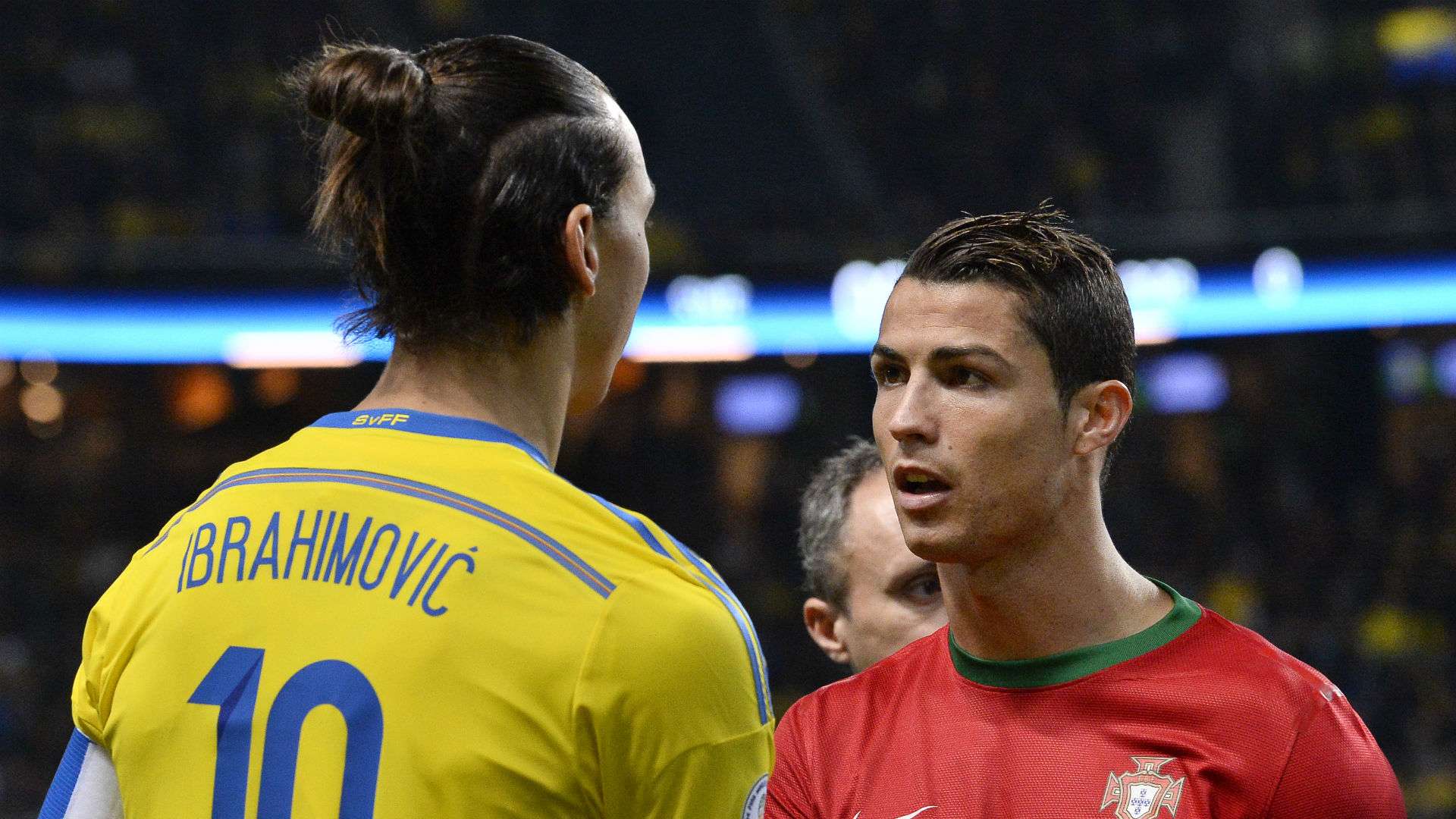 Zlatan Ibrahimovic Cristiano Ronaldo Sweden Portugal 19112013