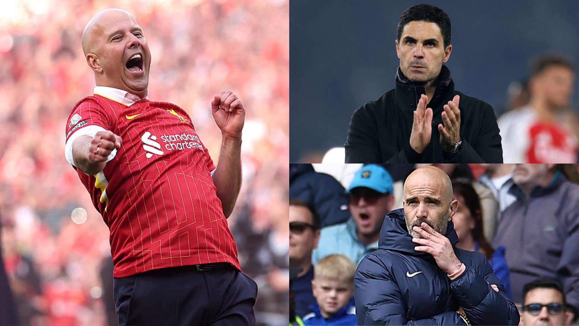 Slot, Arteta and Maresca