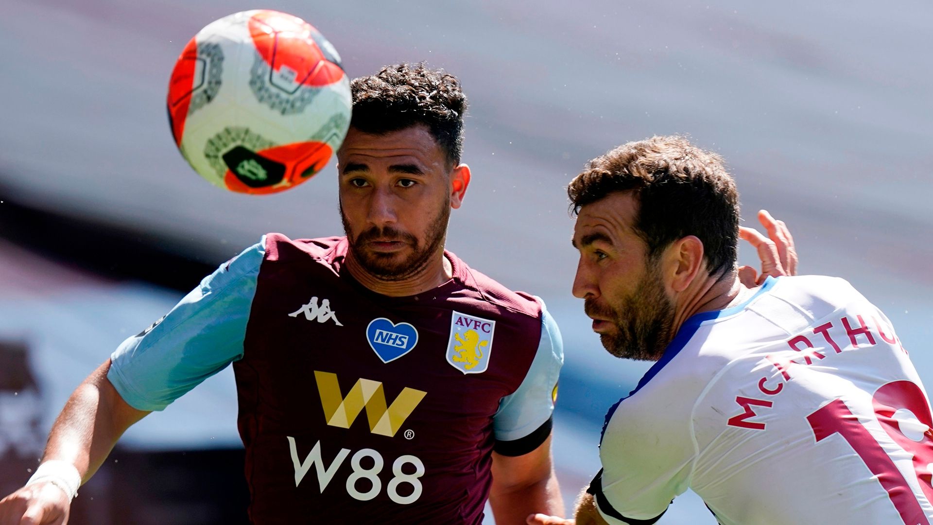 Trezeguet James McArthur Aston Villa Crystal Palace 2019-20
