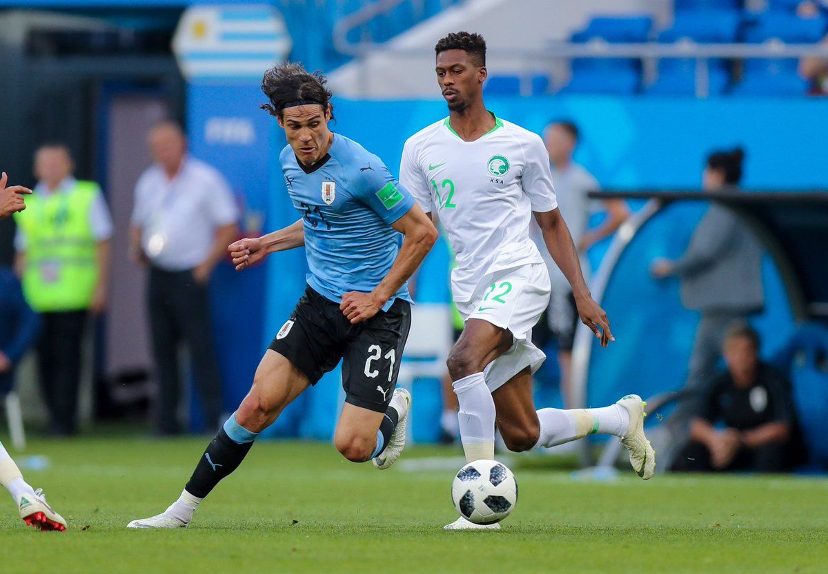 Cavani Uruguai Arabia Saudita Copa do Mundo 20 06 18
