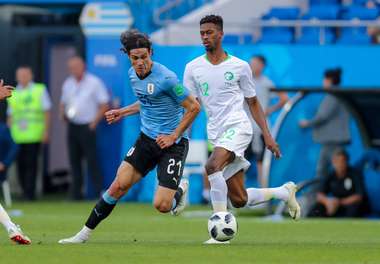 Cavani Uruguai Arabia Saudita Copa do Mundo 20 06 18