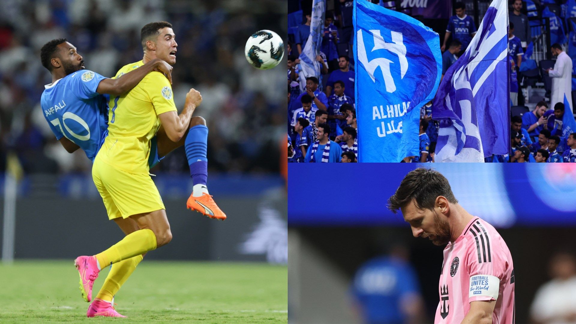 Cristiano Ronaldo Al Hilal Fans Lionel Messi Mohammed Jahfali