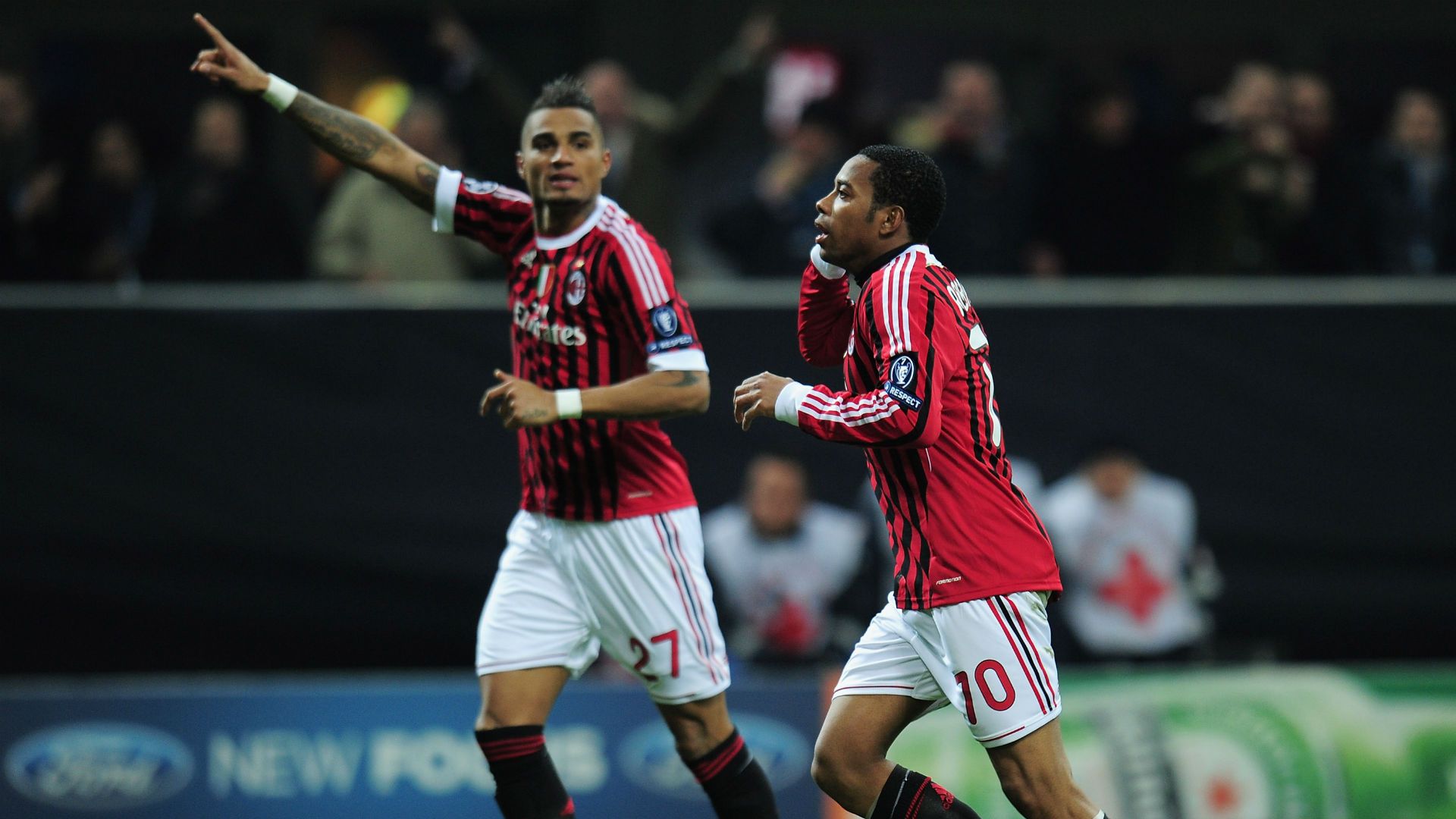 Kevin-Prince Boateng Robinho Milan