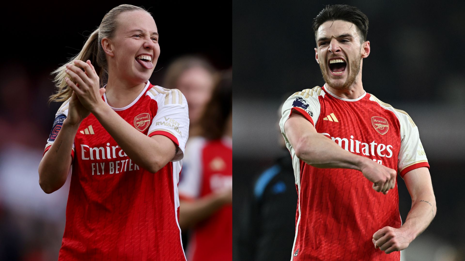 Beth Mead Declan Rice Arsenal split
