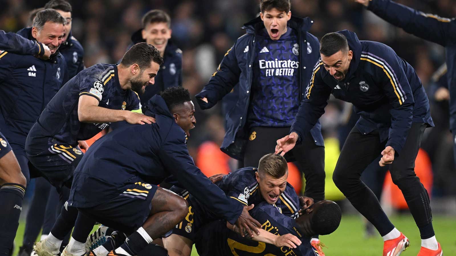 Real Madrid celebration