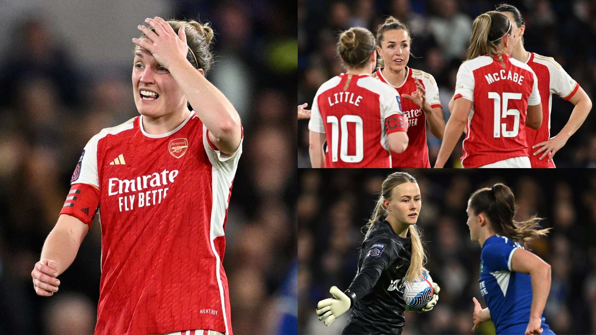Arsenal Chelsea women composite