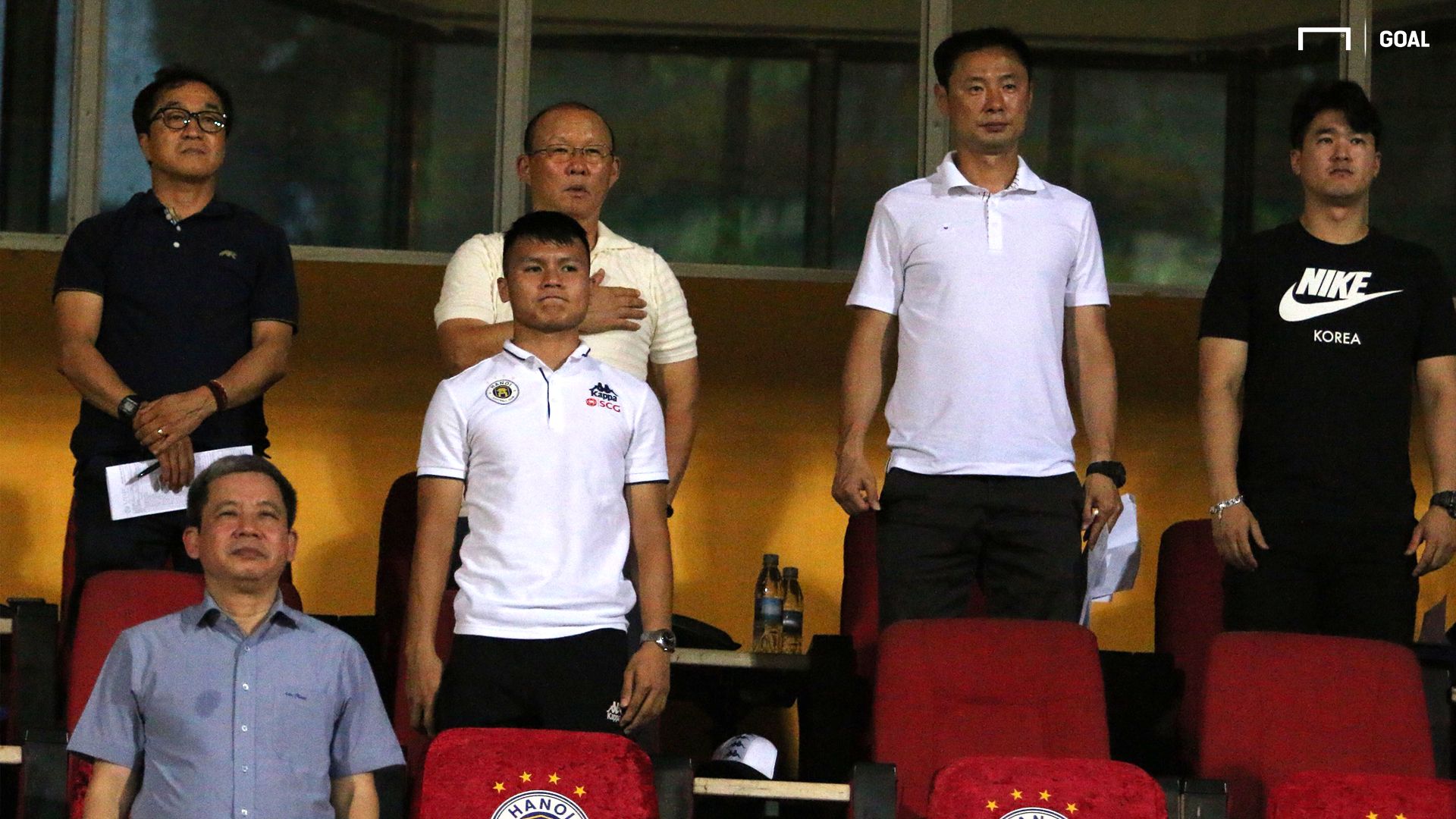 Nguyen Quang Hai Park Hang-seo Lee Young-jin Le Dong-gun Kim Han-yoon Ha Noi vs Hong Linh Ha Tinh Vietnam National Cup 2019