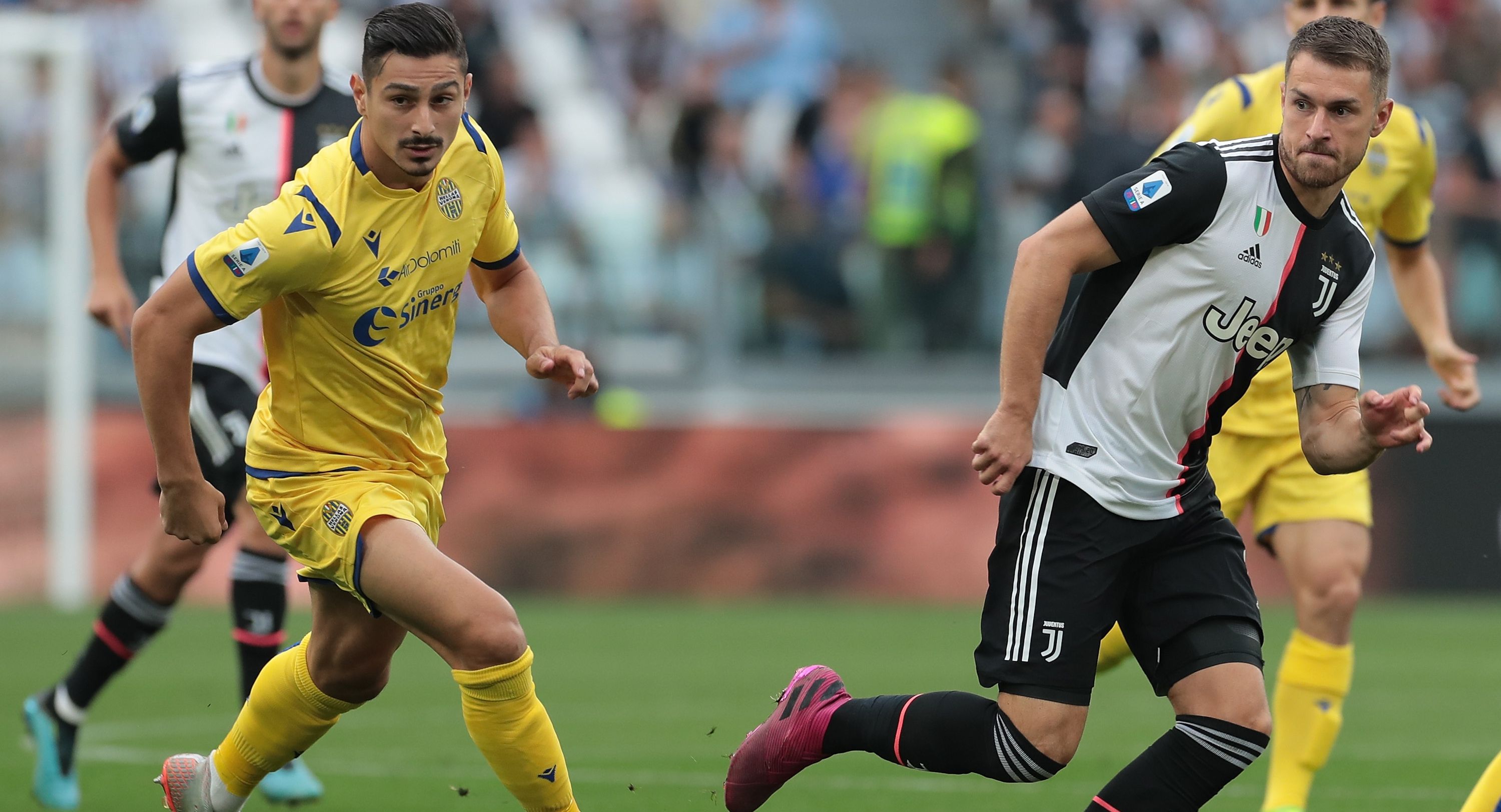 Koray Gunter Aaron Ramsey Juventus Hellas Verona 09/21/19