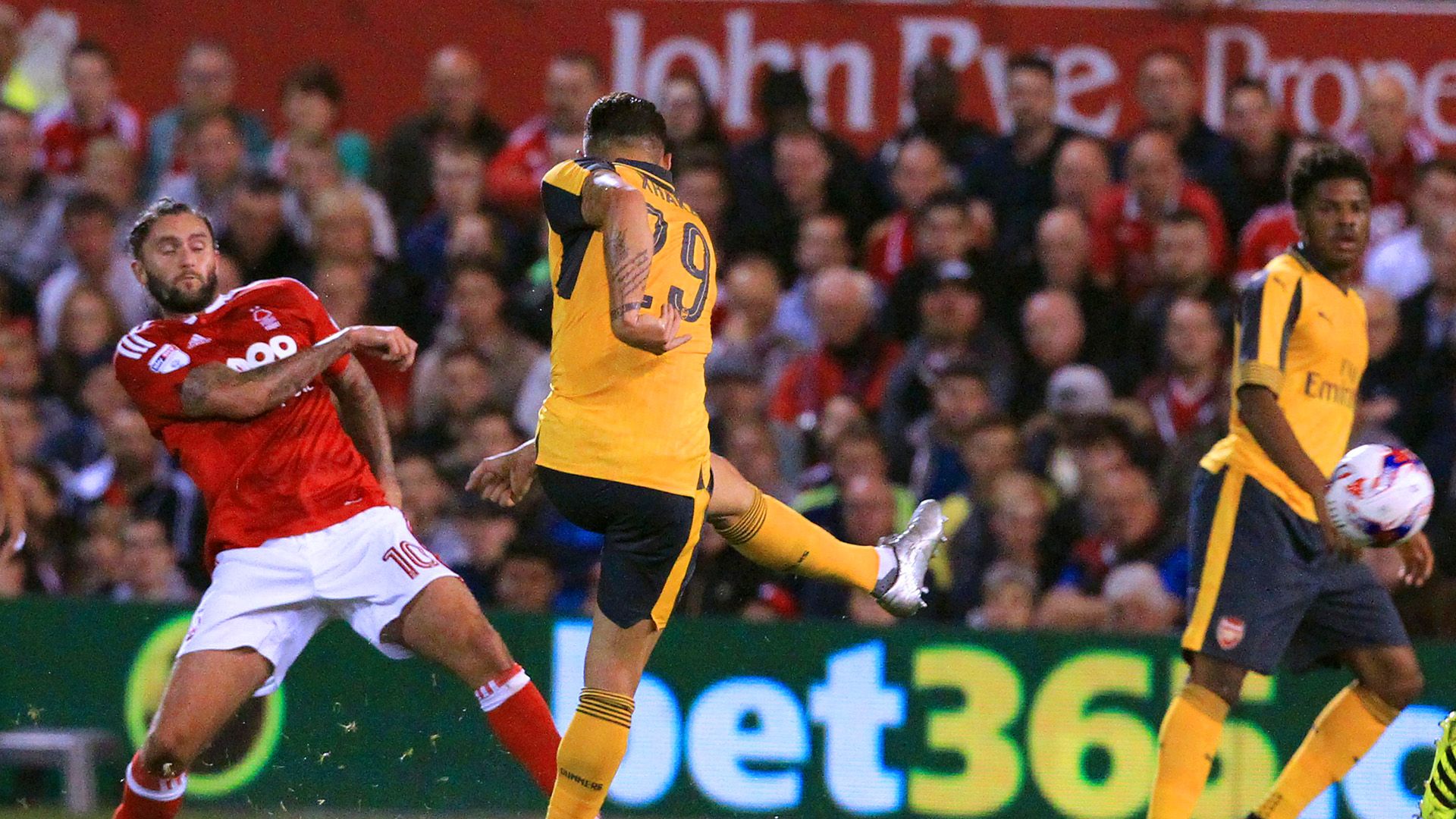 Granit Xhaka Nottingham Forest Arsenal League Cup 20092016