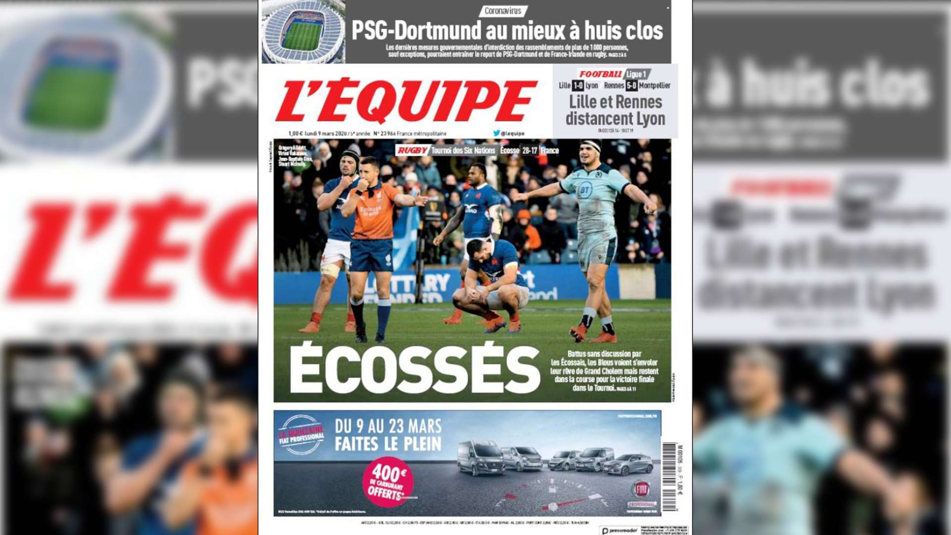 l'equipe 9-3-2020