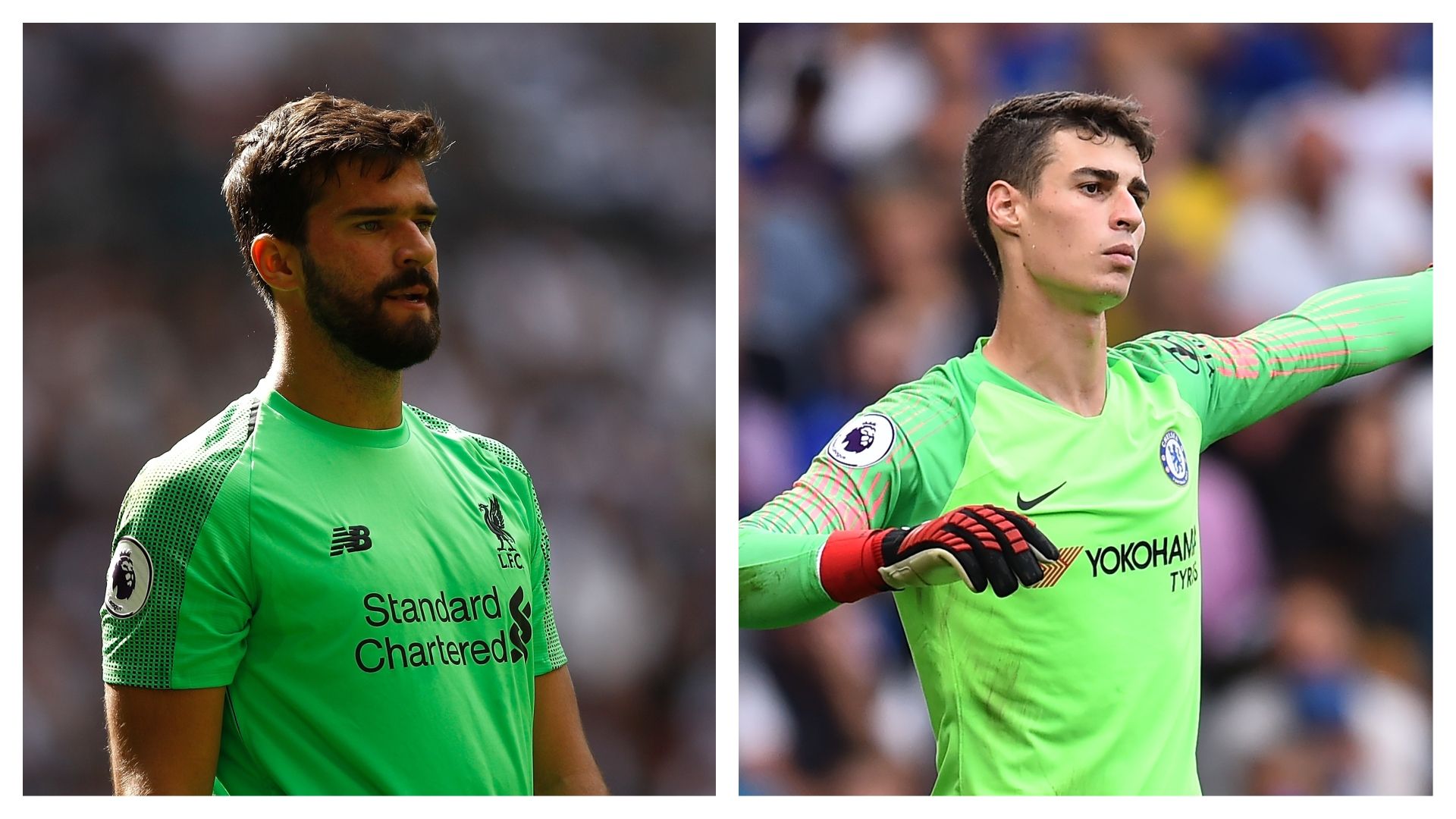 Alisson Becker, Kepa Arrizabalaga