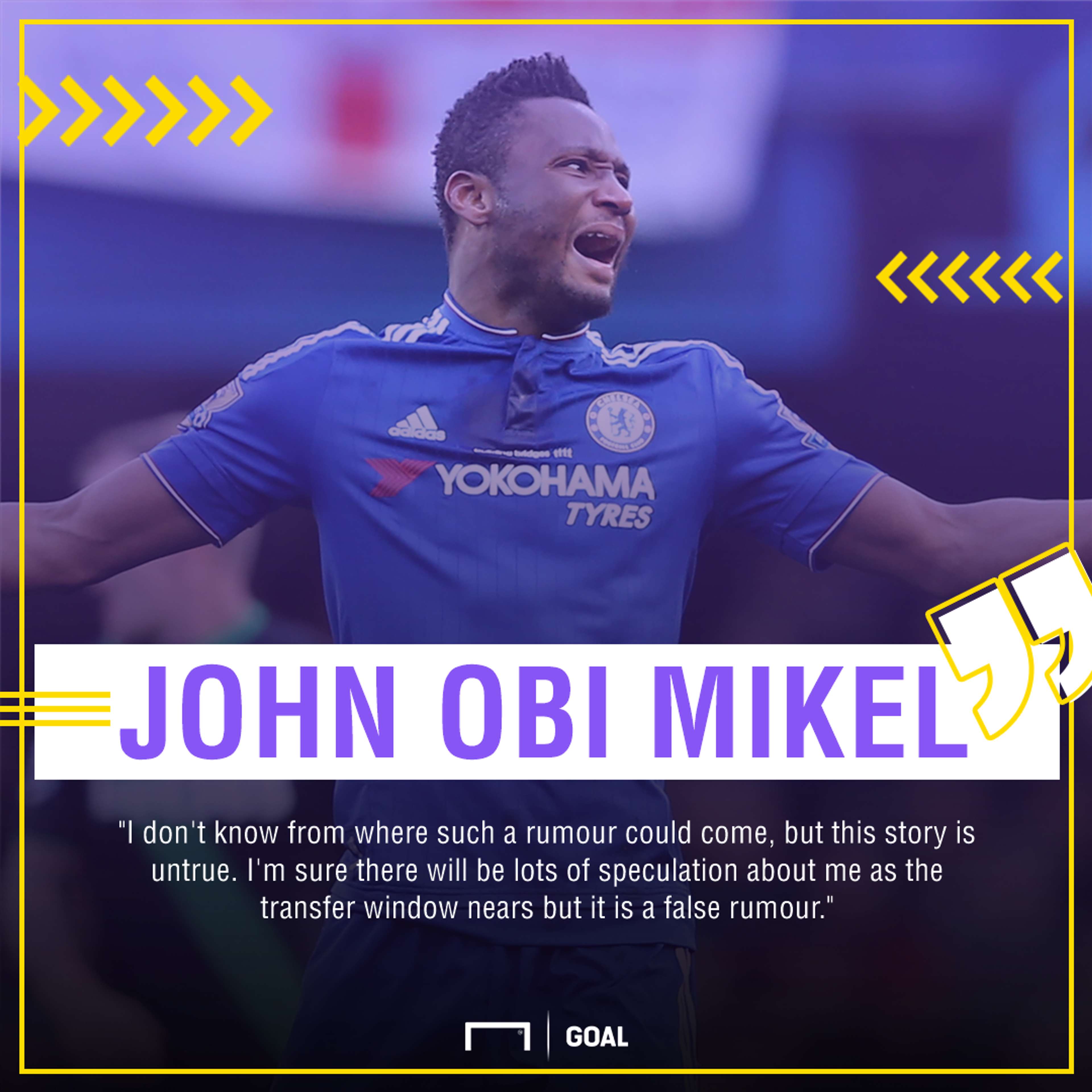 John Obi Mikel no Premier League return