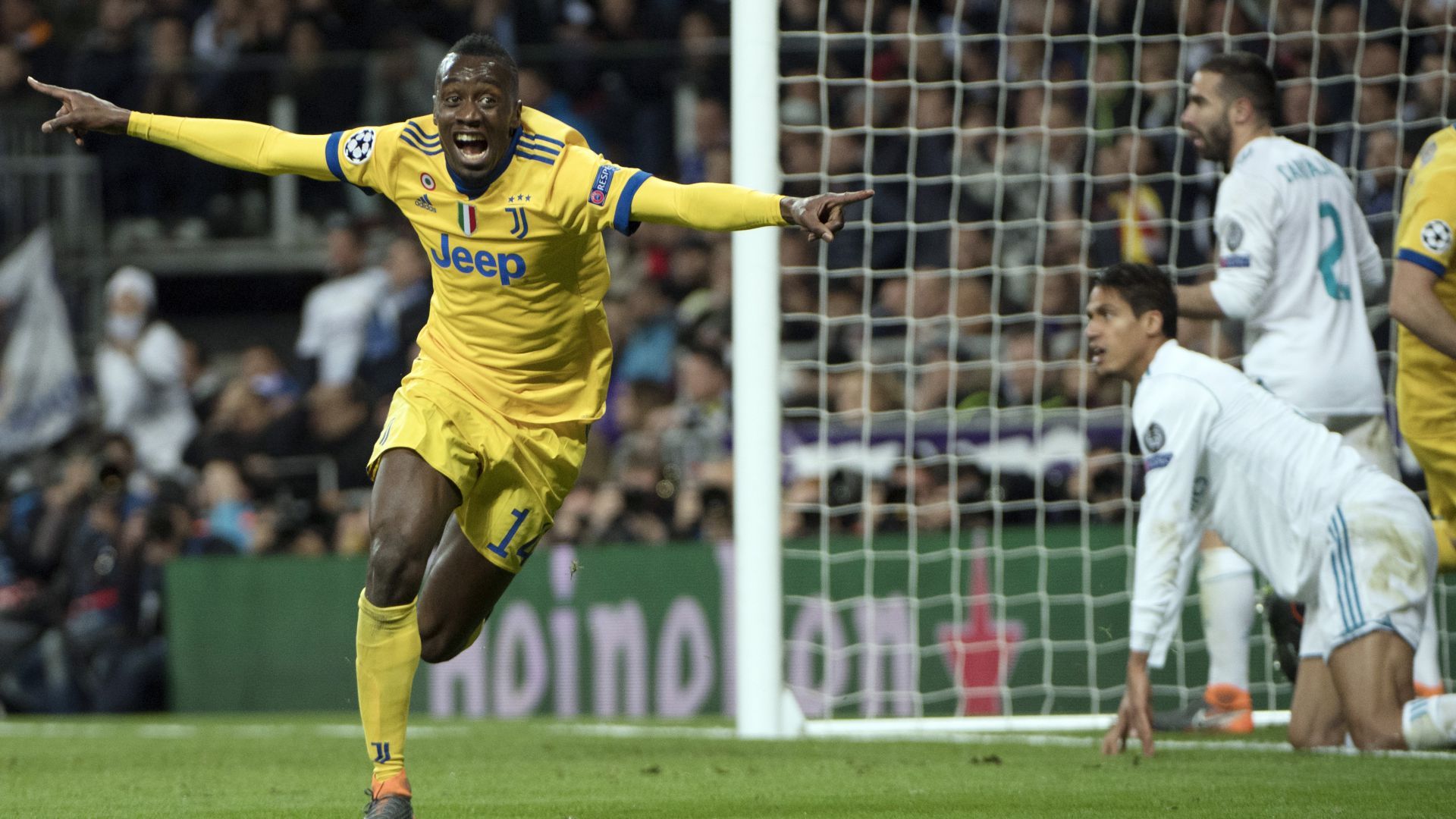Blaise Matuidi celebrates goal Real Madrid Juventus