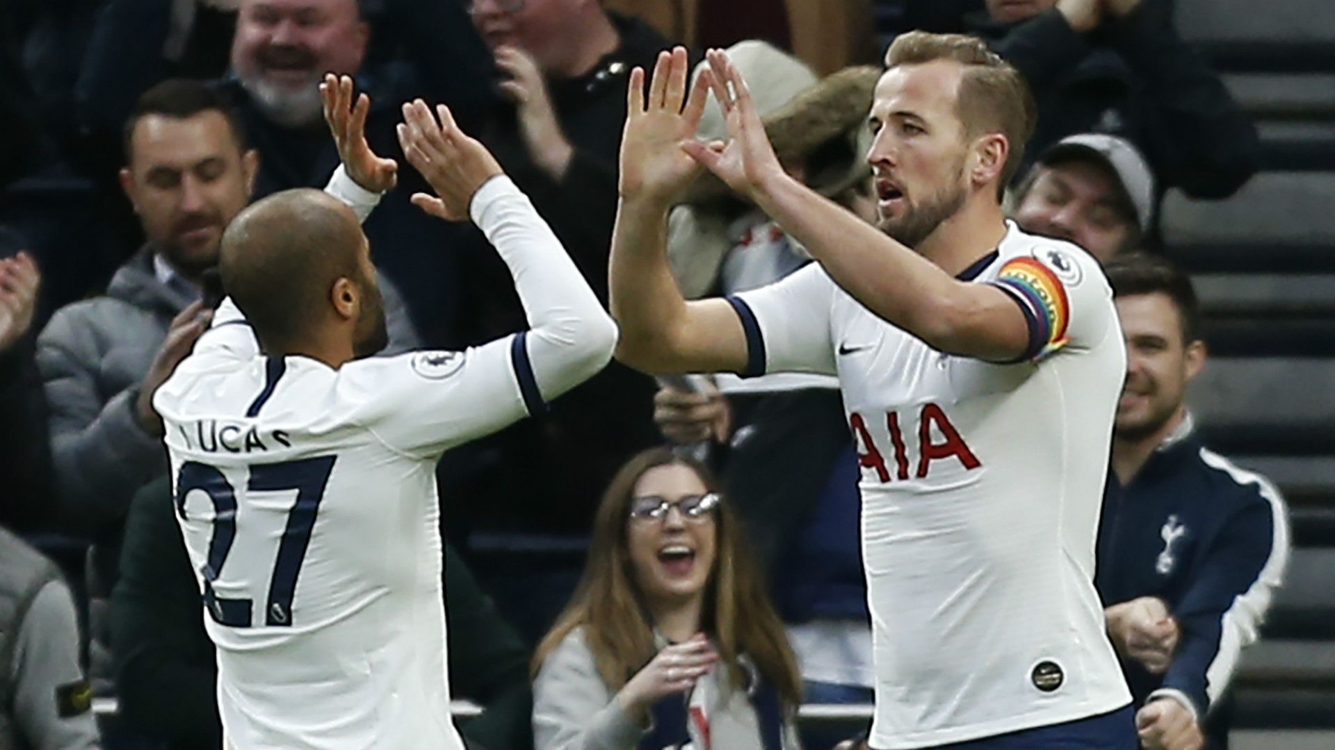 Lucas Moura Harry Kane Tottenham 2019-20