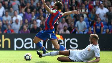 Yohan Cabaye & Mike van der Hoorn - Crystal Palace v Swansea City