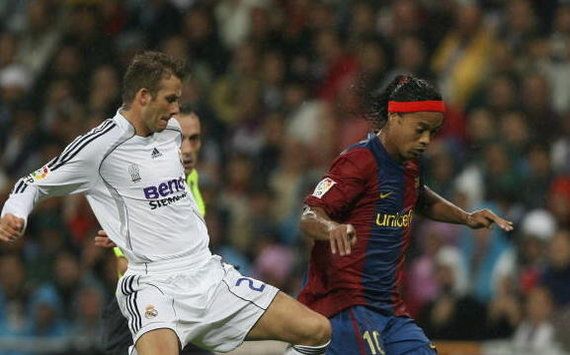 David Beckham at Real Madrid, Ronaldinho at Barcelona