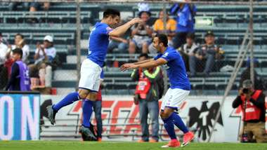 cruz azul festejo silva vs tigres