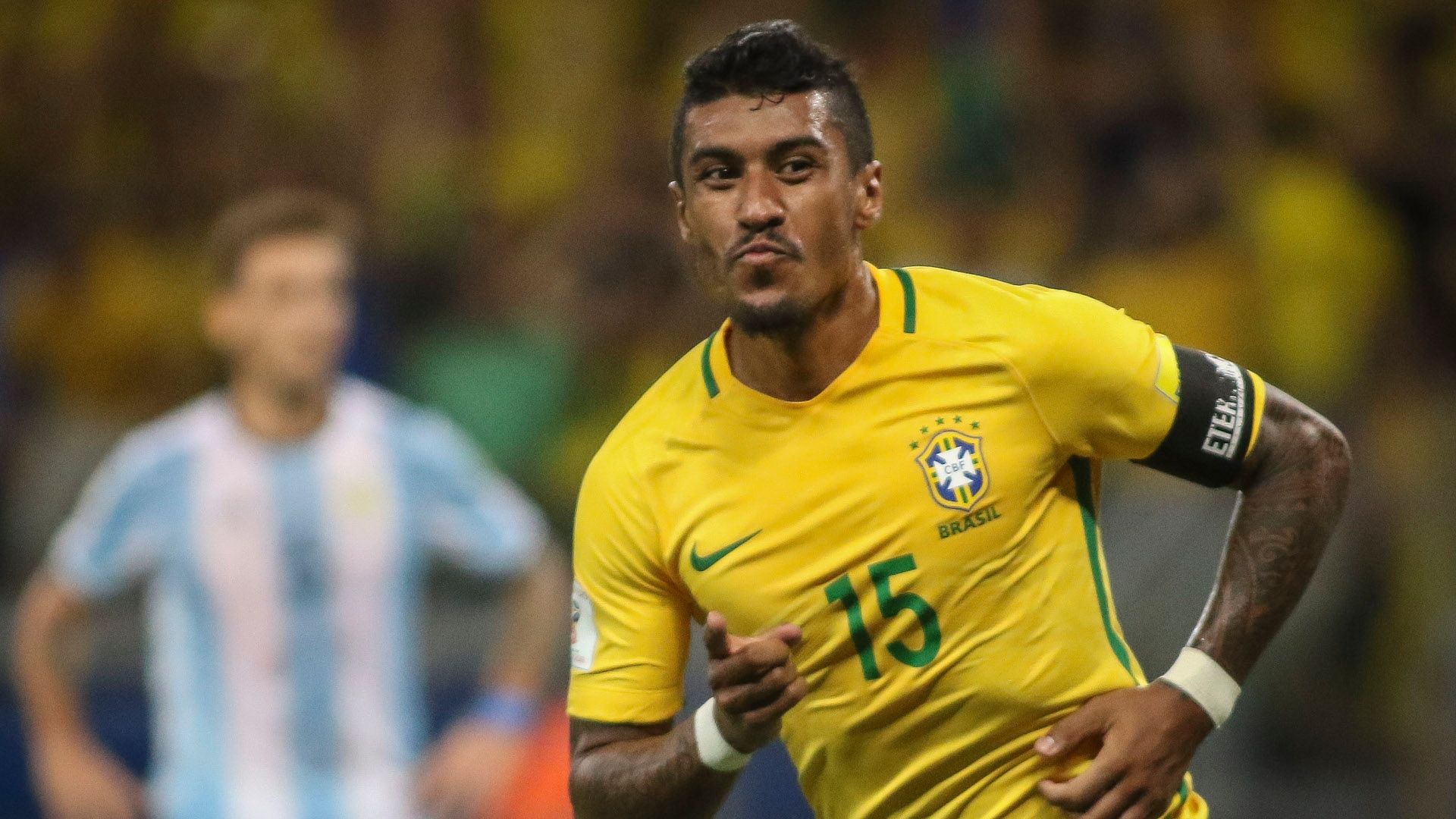 Paulinho Brasil Argentina Eliminatorias 2018 10112016