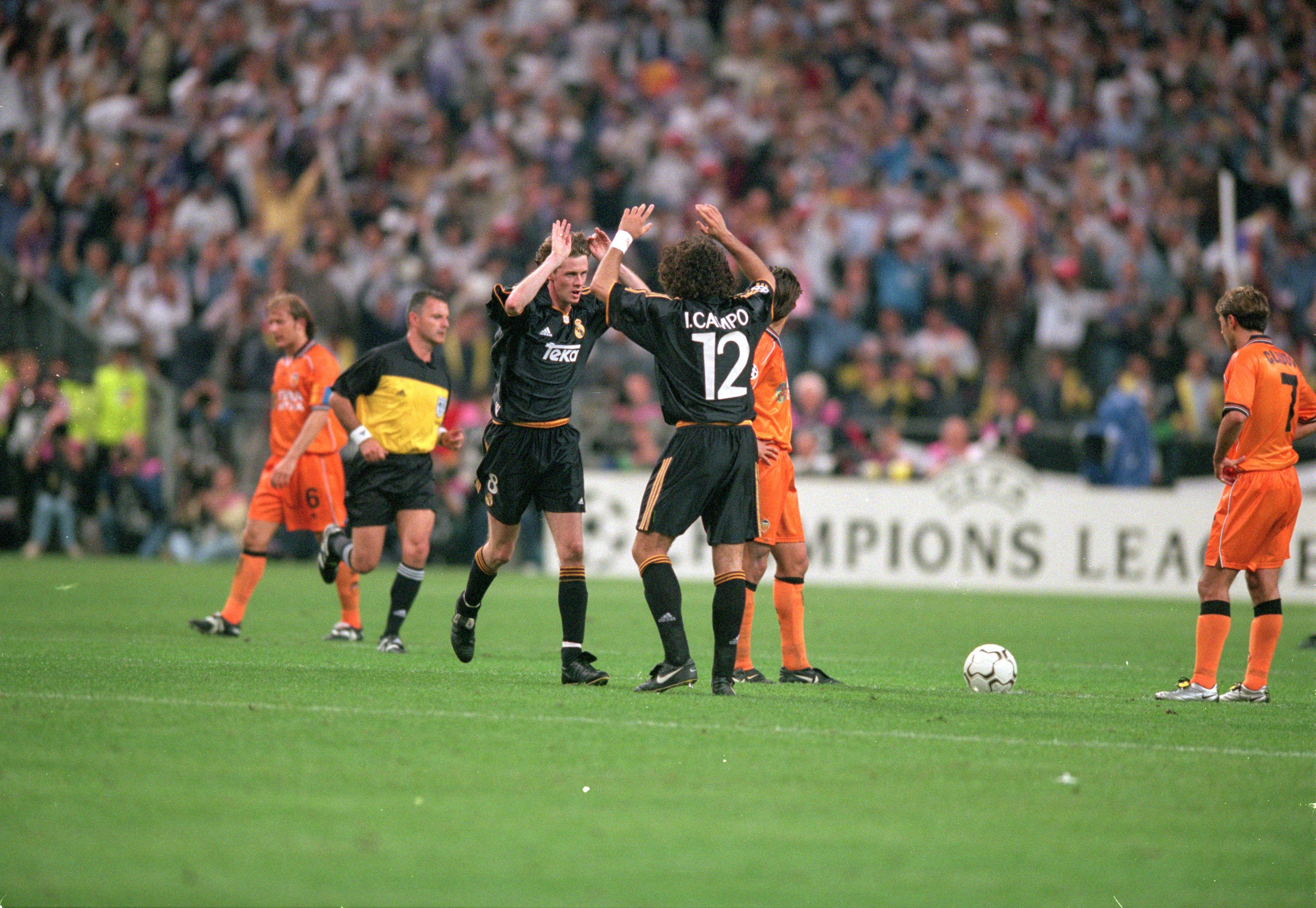 Iván Campo, at the Real Madrid-Valencia Champions League final
