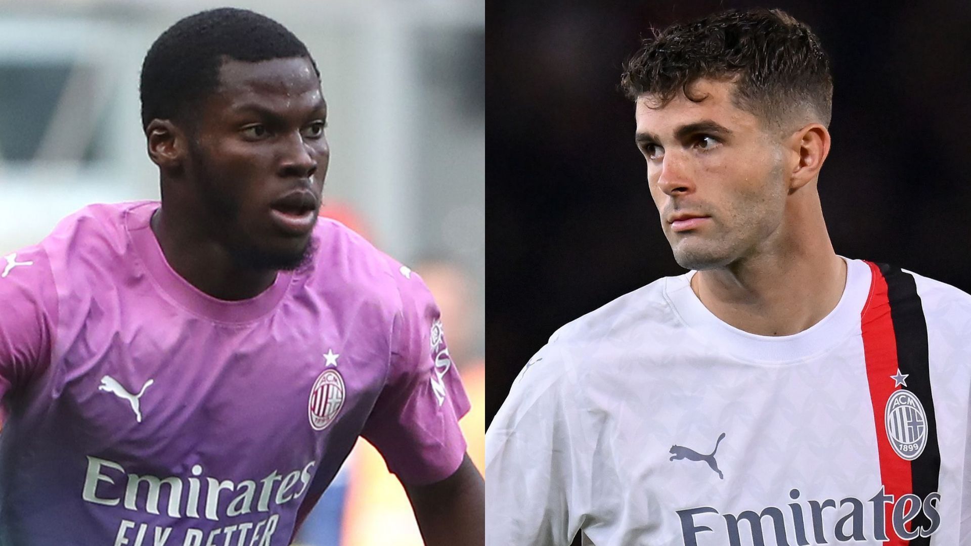 Yunus Musah Christian Pulisic AC Milan 2023-24