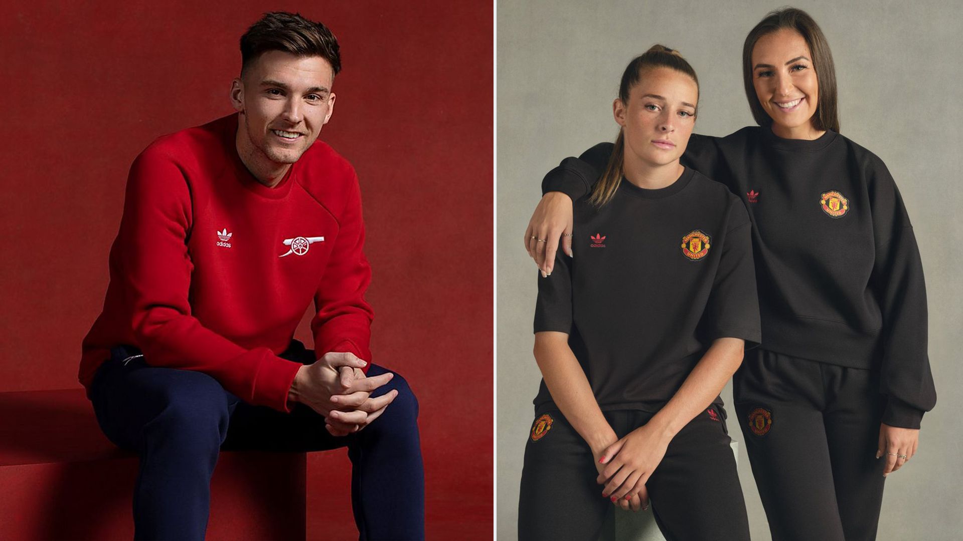 adidas originals Essentials Collection - Arsenal and Man United