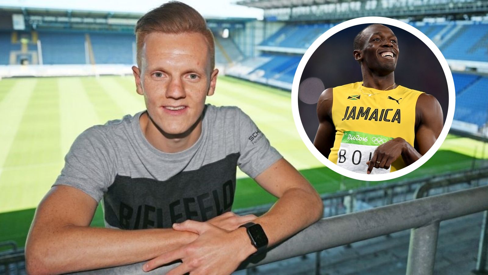 Christian Gebauer Arminia Bielefeld Usain Bolt