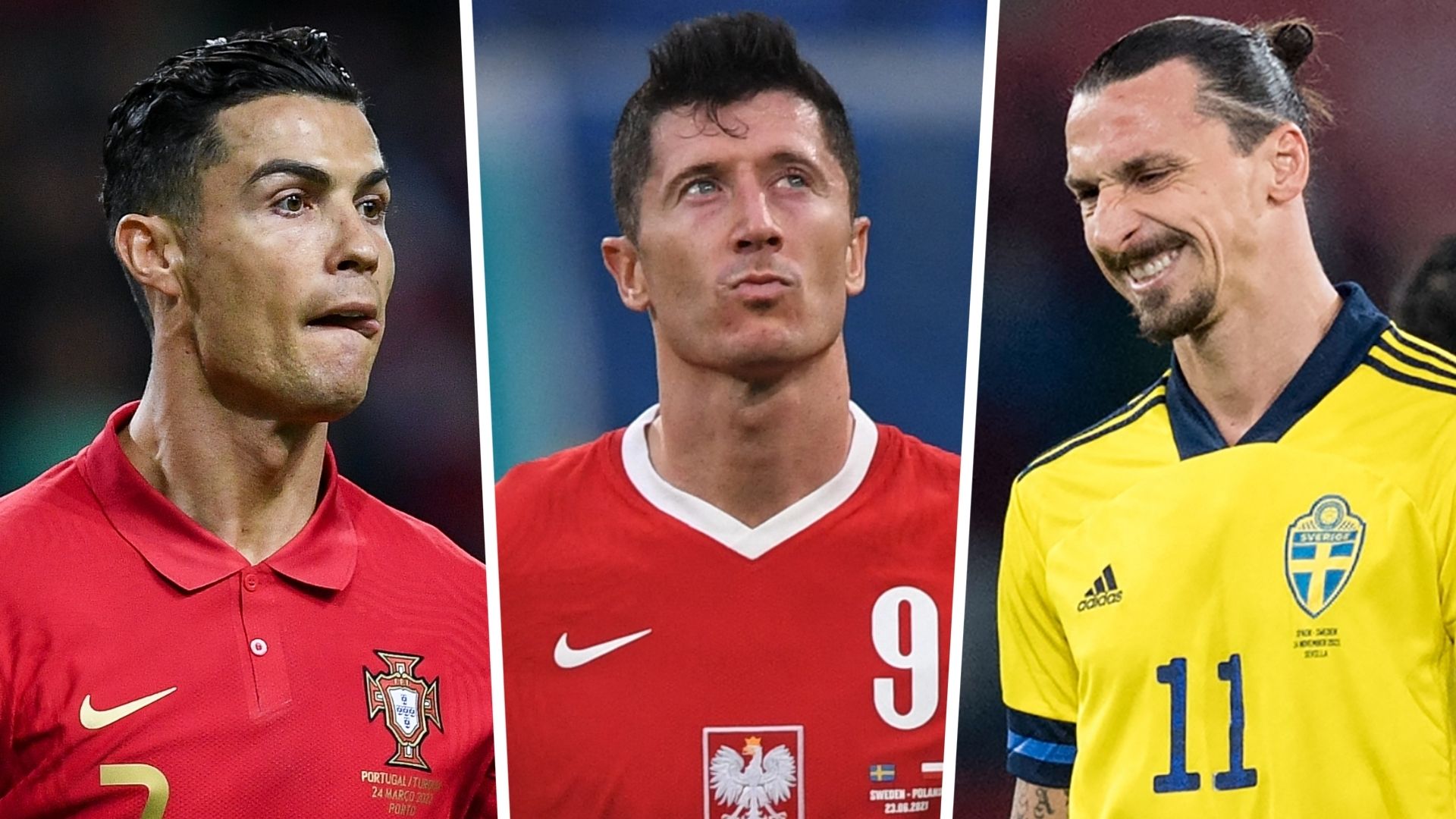 Ronaldo Lewandowski Ibrahimovic