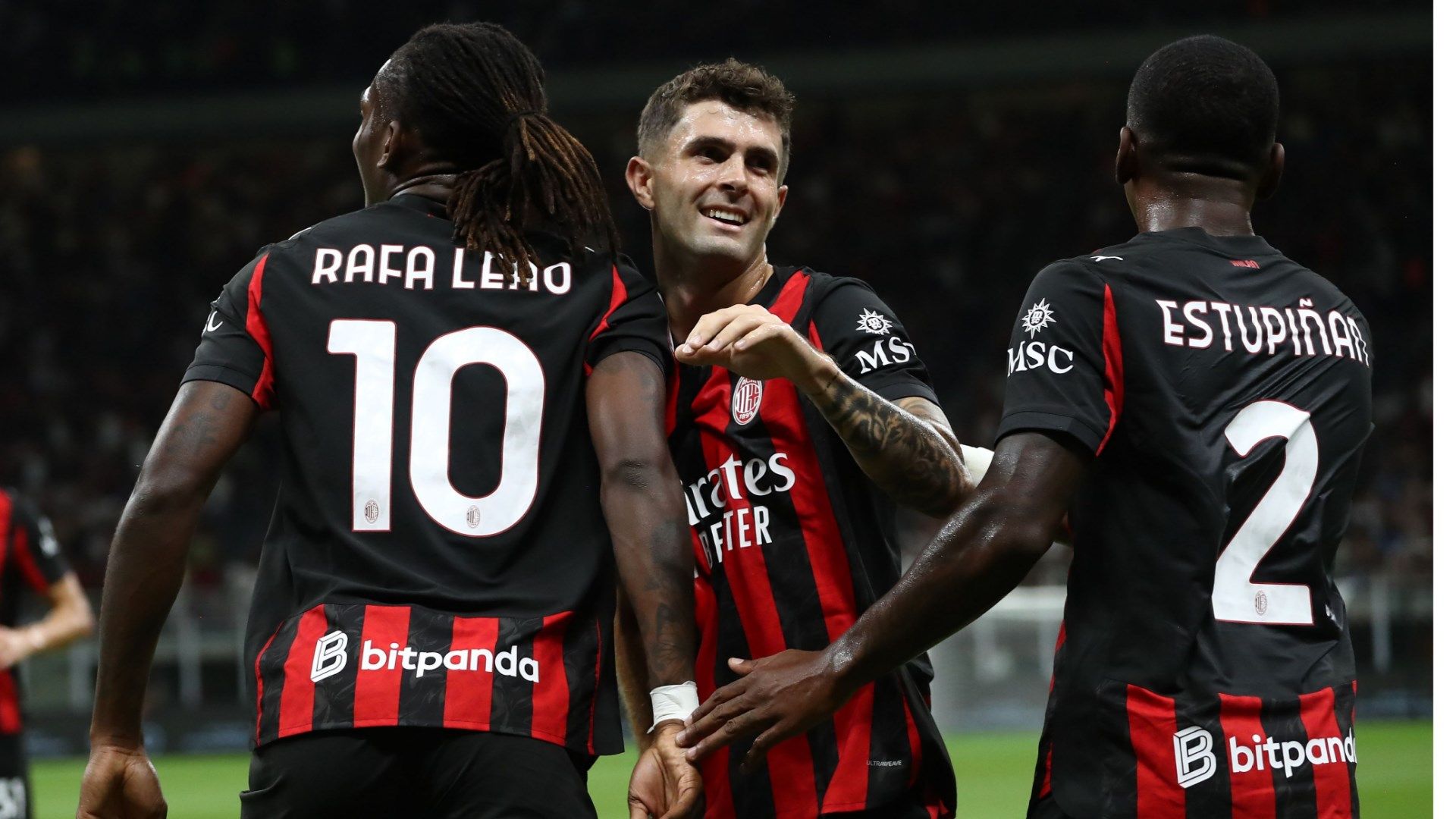 Leao Pulisic Milan Bari