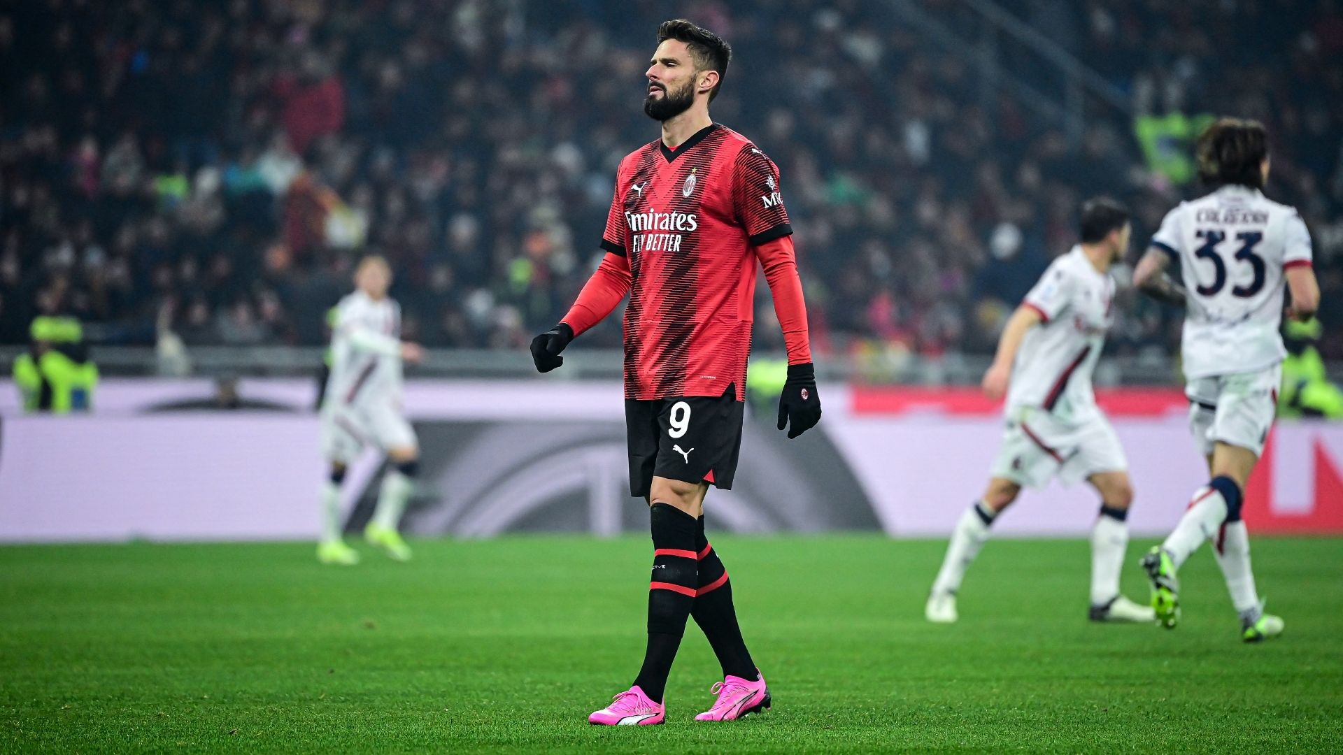 Giroud Milan Bologna