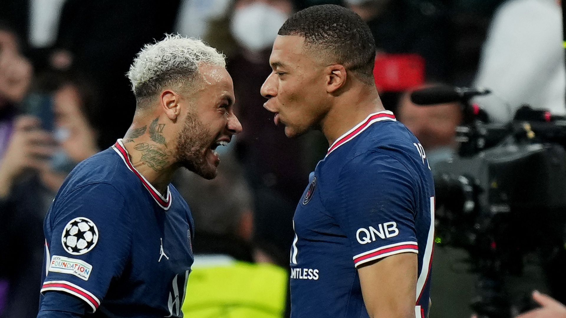 Neymar Mbappé Real Madrid PSG Champions League