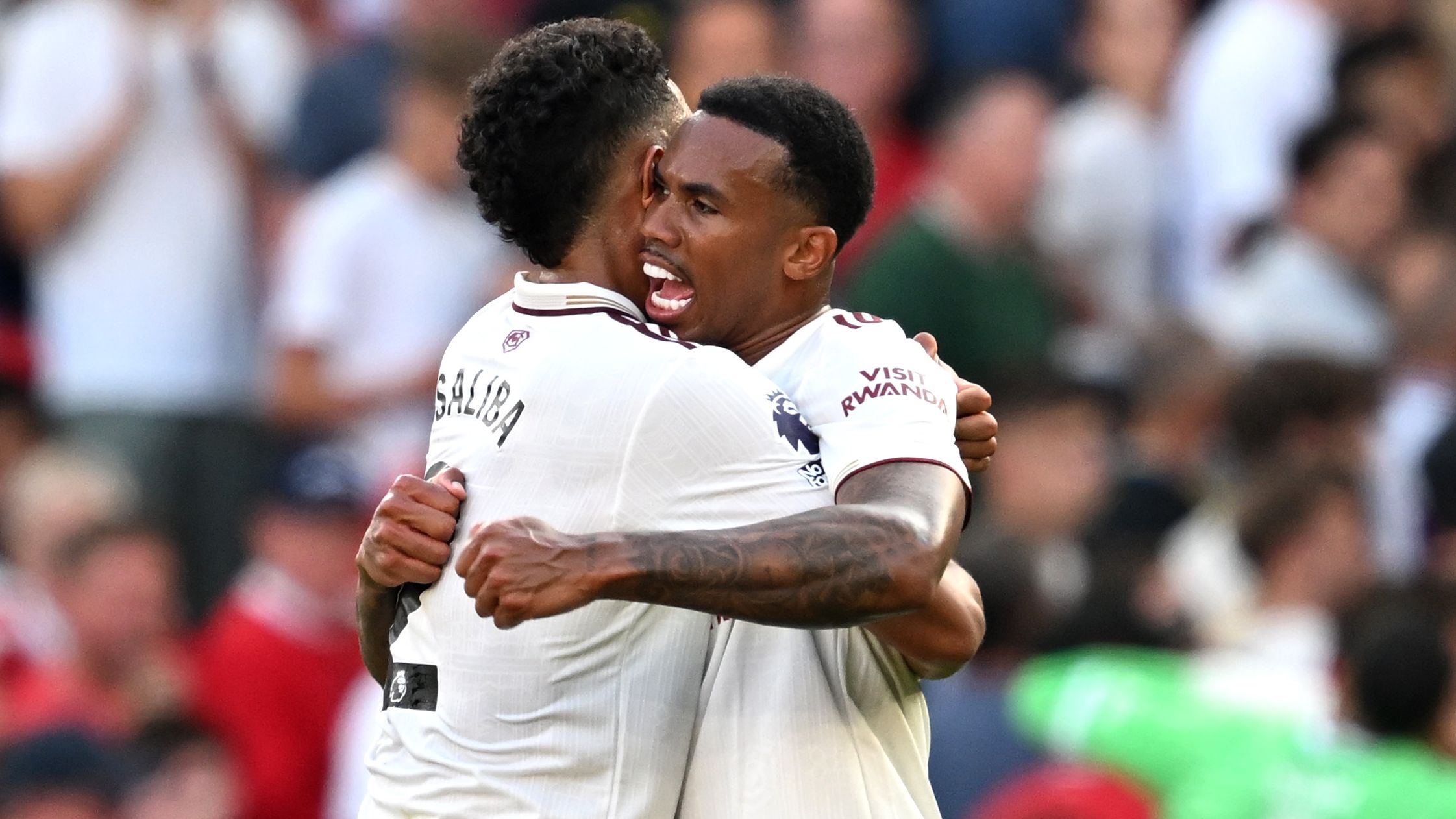 Willam Saliba Gabriel Arsenal GFX