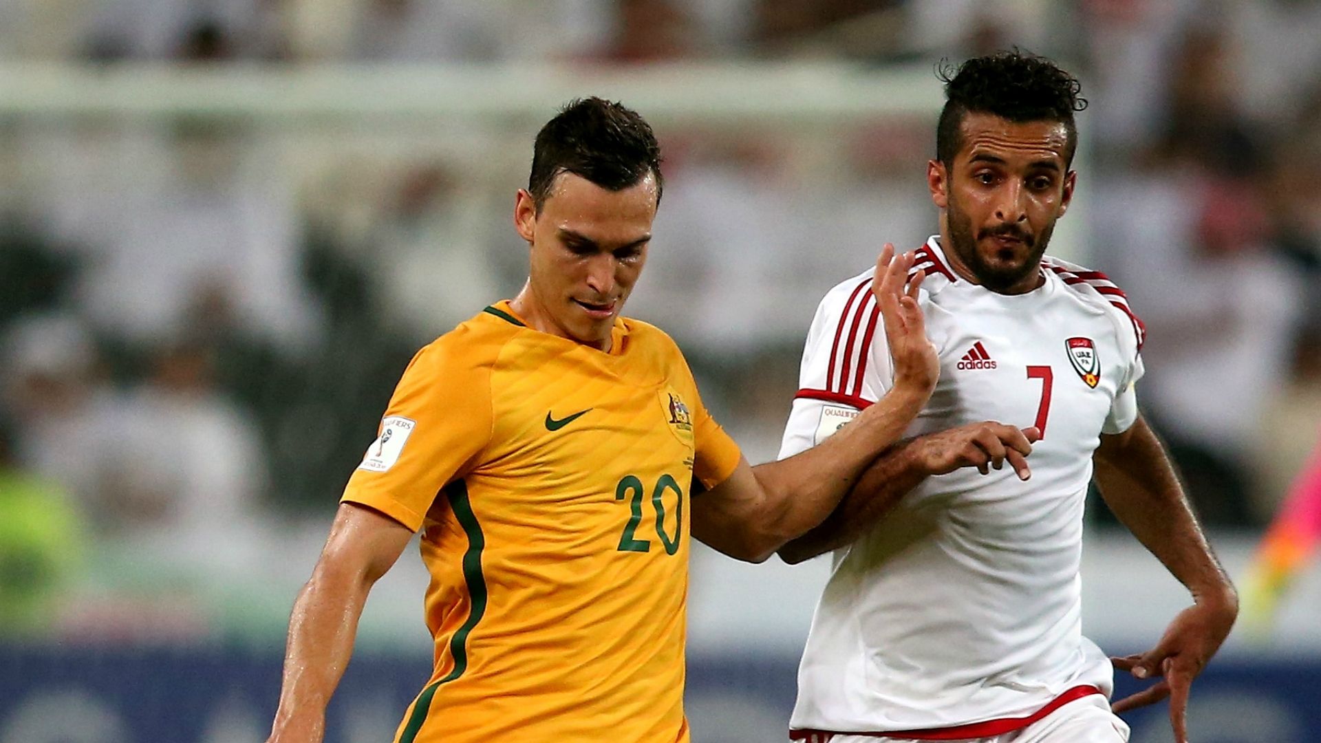 Trent Sainsbury United Arab Emirates v Australia World Cup qualifying 06092016