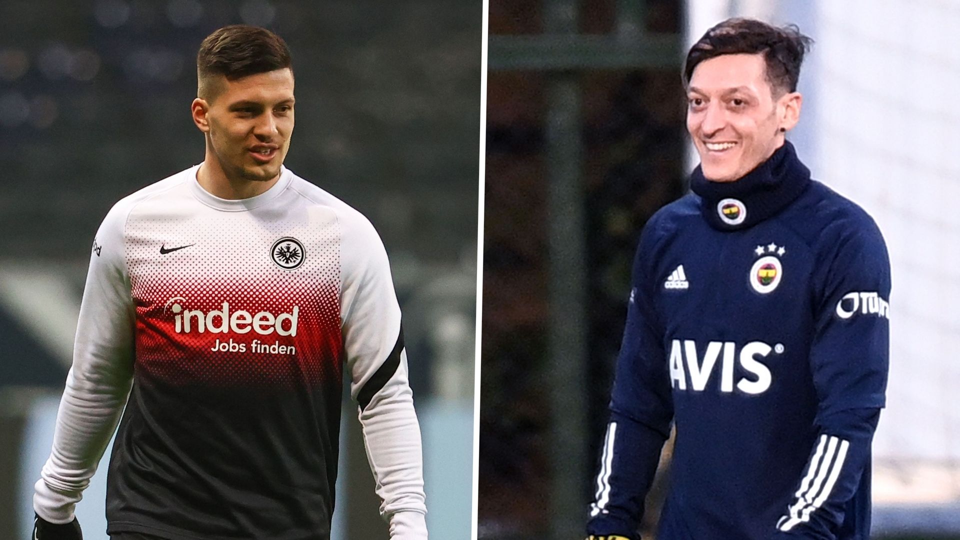 Luka Jovic Mesut Ozil 2020-21