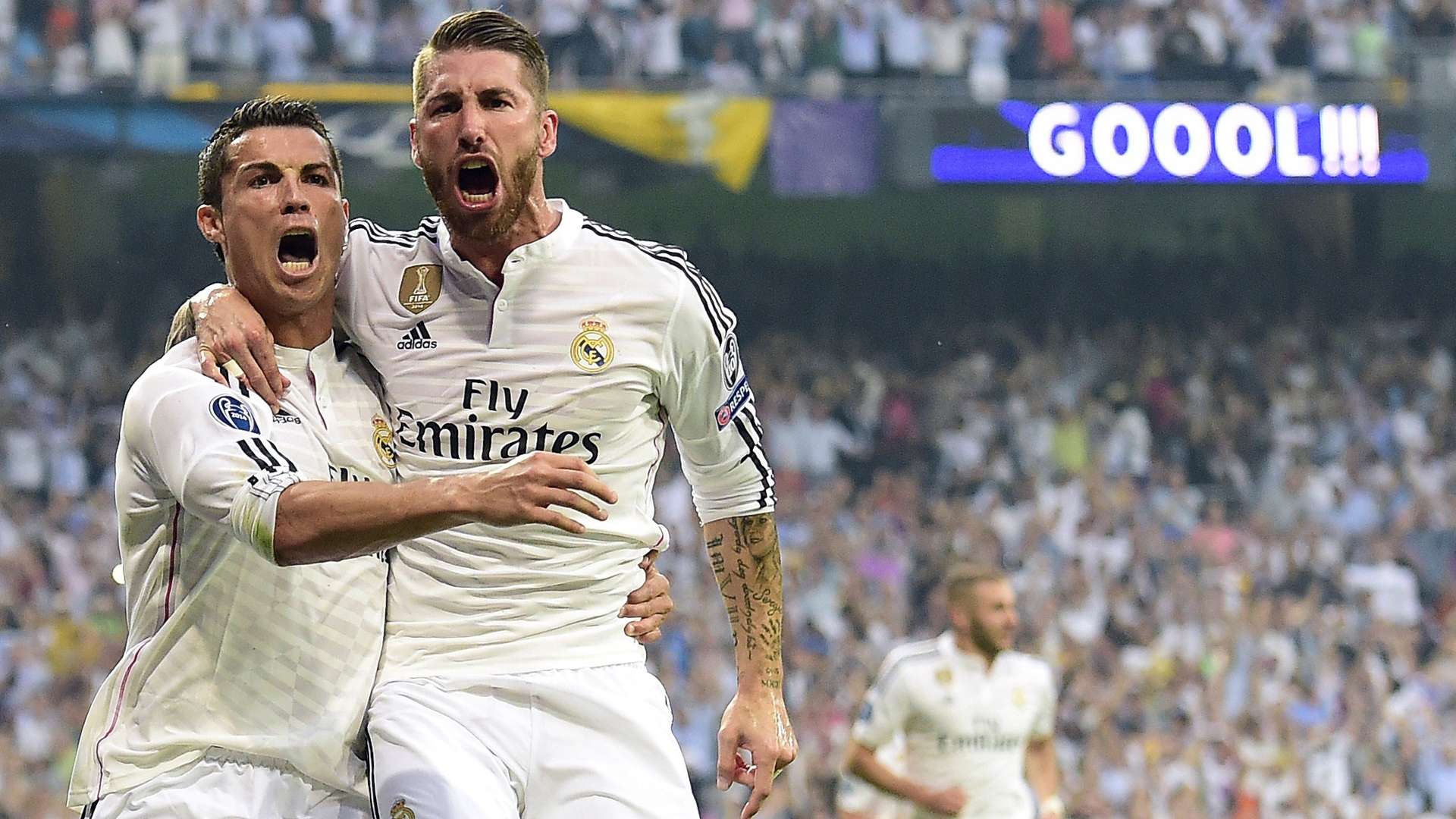 Sergio Ramos Cristiano Ronaldo Real Madrid 2014-15