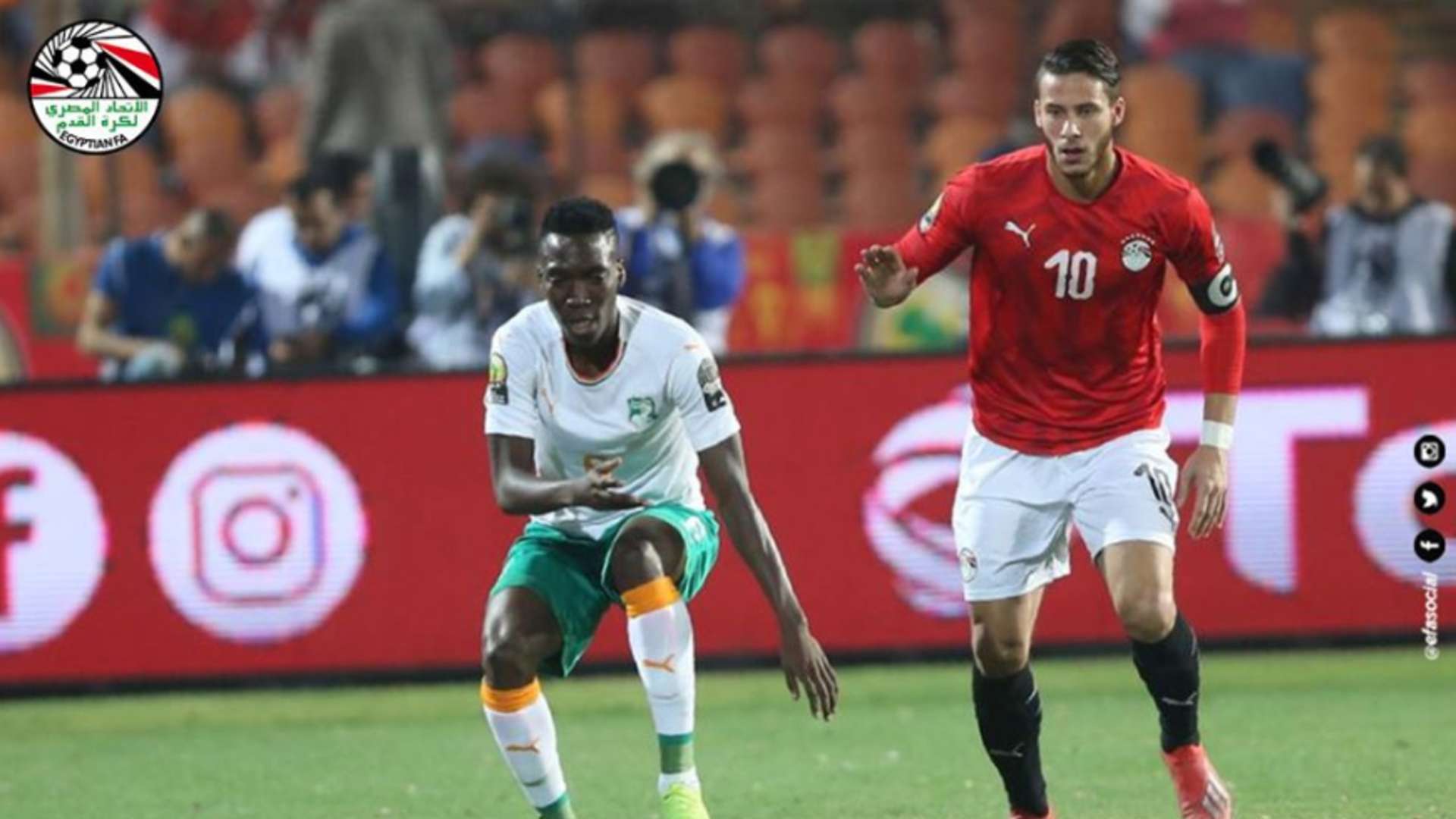 رمضان صبحي - منتخب مصر الأولمبي - كوت ديفوار