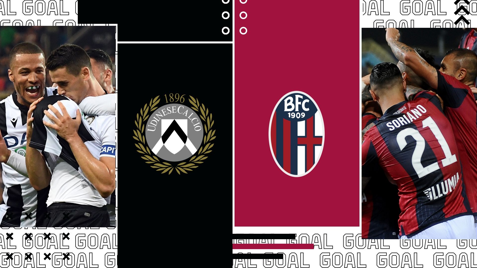 Udinese-Bologna tv streaming