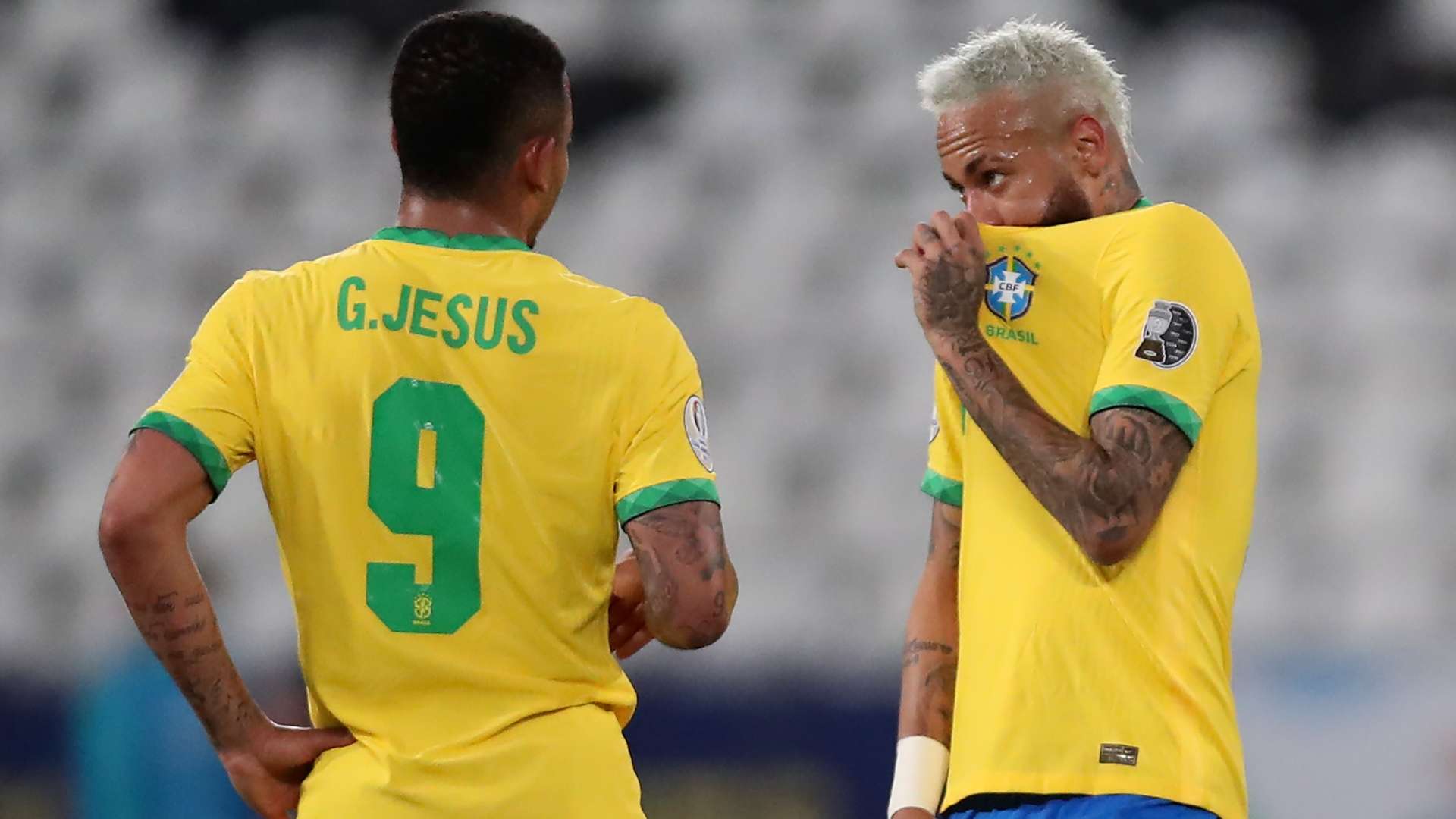 170621 Brasil Perú Neymar y Gabriel Jesus