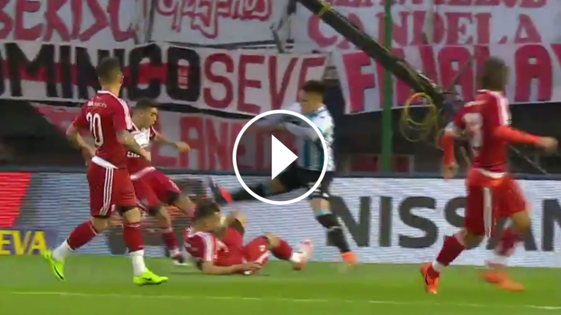 VIDEO PLAY Gol Lautaro Martinez River Racing Torneo Primera Division 18062017