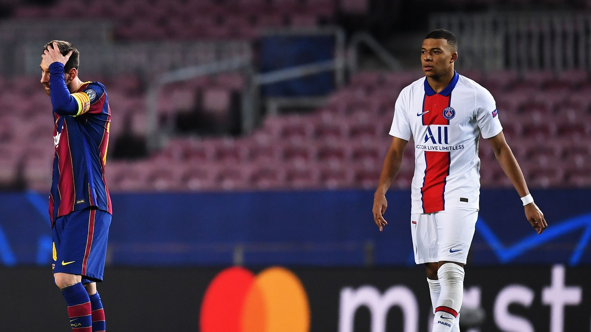 Messi y Mbappé, Barcelona y PSG